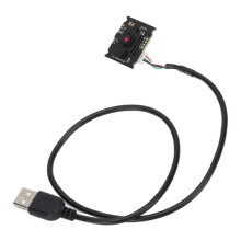 Módulo de Câmera de 3 MP, 64, 3,5 mm, Chip OV3660, Módulo de Câmera de 3 MP HBVCAM3M2111 V22, Cabo USB, Placa de Webcam USB 2.0, Códigos QR