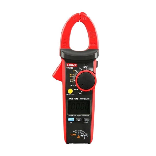 -T UT216C 600A Digital Clamp Meters AC  Current Auto Range Multimeters NCV V.F.C Diode LCD Flashlight Temperature Tester 1