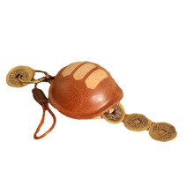 Traditioneller Wahrsageranhänger Aus Schildpatt - Geldschildkrötenfigur für Glück und Wohlstand - DIY-Anhänger Aus Schildpatt