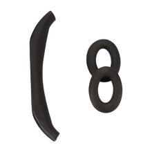 Ear Pads for QC45/QC35/QC25/QC15 Earphone Silicone Protective Case Earmuff Headband Repair Parts Black