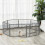 Box per cani e cuccioli con 16 pannelli modulari e 2 ingressi, 80x1,5x60 cm 4
