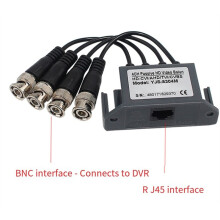 4-Kanal-Video-Balun BNC UTP CAT5-Sender für CCTV/Überwachungskamera Trend 4-Wege-Koaxial-HD-Sender