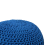 Beliani Pouffe CONRAD Cotton Navy Blue 4