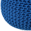 Beliani Pouffe CONRAD Cotton Navy Blue 5