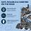 Hudora Leon Inline Skates, Black/Blue, Size 29-32 6