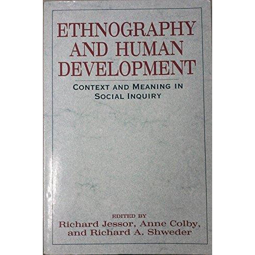 Ethnography and Human Development Hardcover Book