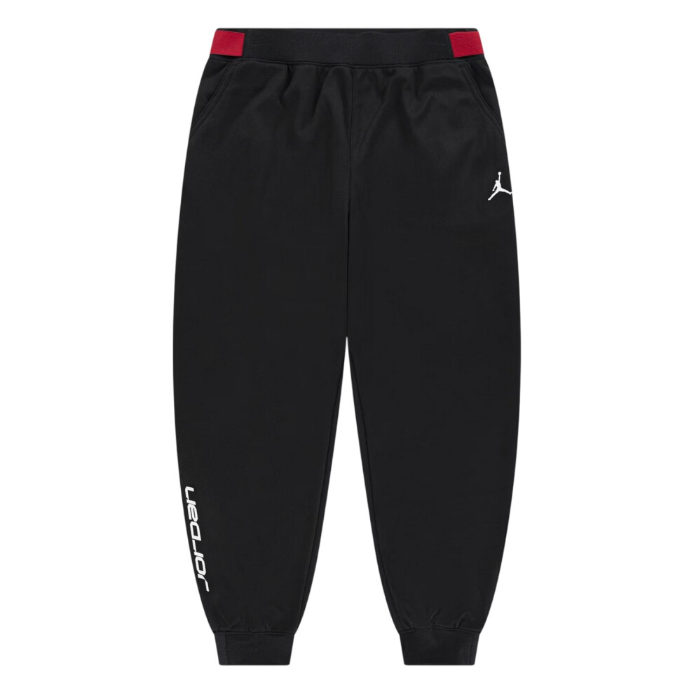Nike (7-8 Years, Black) Childrens/Kids Air Jordan Fleece Logo Slim Joggers
