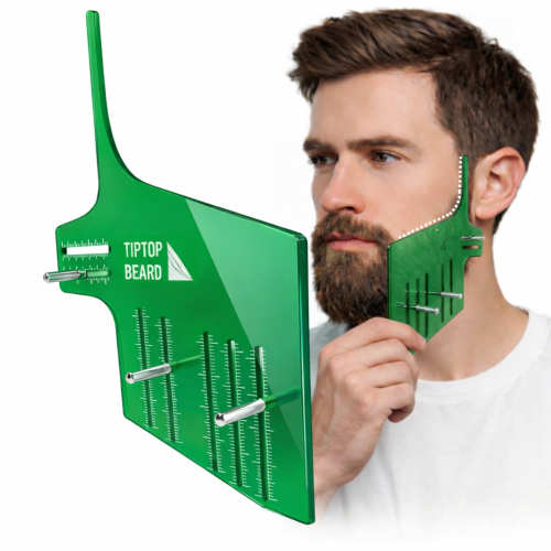 TipTop Step Beard Stencil with Alignment Pins