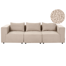 Modular Sofa 3 Seater AXEBO Beige Boucle