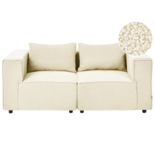 Modular Sofa 2 Seater AXEBO Off-White Boucle