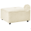 Beliani Ottoman AXEBO Boucle Off-White 1