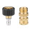Pressure Washer Adapter Set M22-14 Mm Swivel 1/4 Internal External Thread Push-In Connector 1