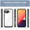 (Black) For Google Pixel 10a Case TPU + Acrylic Protective Clear Phone Cover 3