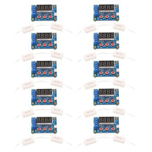10X ZB2L3 Probador de Batería Pantalla Digital LED 18650 Batería de Litio Fuente de Alimentación Prueba de Resistencia Capacidad de Plomo áCido