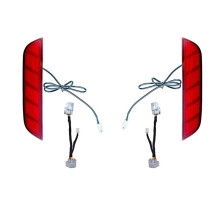 Car Rear Bumper Reflector Light Dynamic Turn Signal Lights for Sienta 10 Series 2022 Rear Brake Light