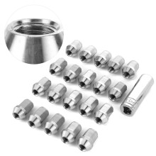 M12x1.5 Lug Nuts 20pcs T304 Steel