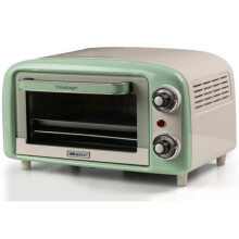 Horno eléctrico - ARIETE - Mini Horno Verde - 10L - 800W - Diseño Retro