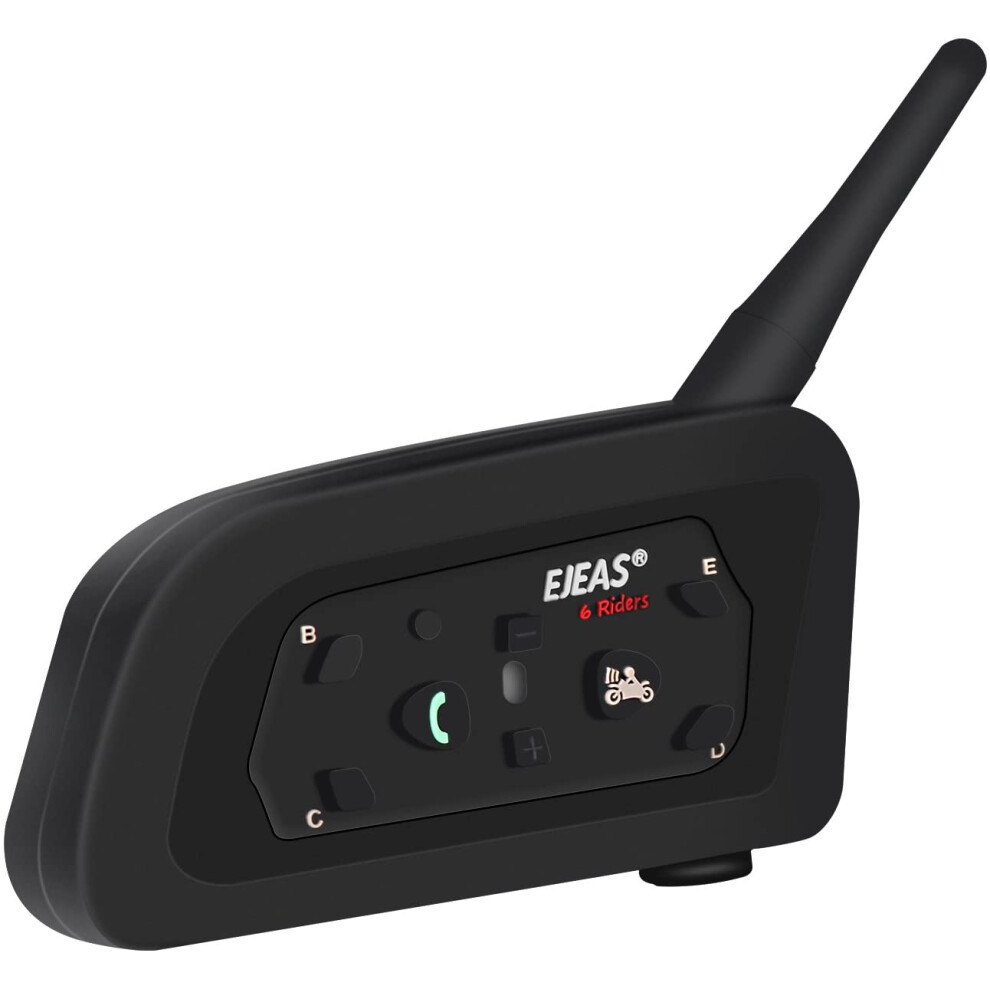 Bluetooth Helmet For Motorcycle - Rncyn - Intercom For 6 Bikers - Speed Up To 120 Km/H - 850 Mah Polymer Battery 9486689774097