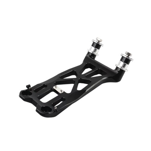 Motorcycle Handlebar Riser Extension Base CNC Handle Bar Mount Clamp Adapter for Indian Chieftain PowerPlus 25- Black 1