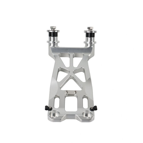 Motorcycle Handlebar Riser Extension Base CNC Handle Bar Mount Clamp Adapter for Indian Chieftain PowerPlus 25- Chrome