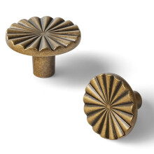 4pcs Vintage Bronze & Copper Drawer Knobs for Wooden Cabinet and Closet Doors