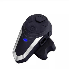 Bluetooth-Motorrad-Gegensprechanlage - RNCYN - BT-S3 - Reichweite 1200 m - IPX7 wasserdicht - Integriertes FM - Gruppenkommunikation für 3 Biker