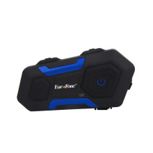 Motorradhelm mit Gegensprechanlage - RNCYN - BT 5.0 Gegensprechanlage - Reichweite 3000 m - HD-Binauralhelm - Eingebautes UKW-Radio