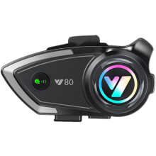 Kabelloser Motorradhelm - RNCYN - Bluetooth 5.3 - Freisprechanrufe - Musikhören - Schwarz - Reichweite 10 m