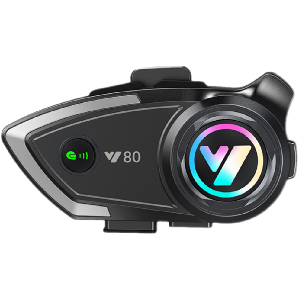 Wireless Motorcycle Helmet - Rncyn - Bluetooth 5.3 - Hands-Free Calls - Music Listening - Range 10 M Black 9106058697436