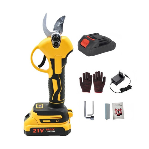 Rechargeable Wireless Pruning Scissors, Fruit Tree Potted Pruning Electric Tool, 21V Brushless, 30mm EU