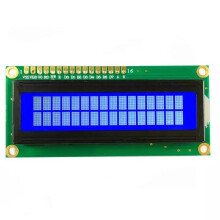 Módulo LCD 16x2 - RNCYN - pantalla de 16 caracteres x 2 líneas - Tamaño 80x36x11,8mm - Superficie de pantalla 64,3x13,8mm