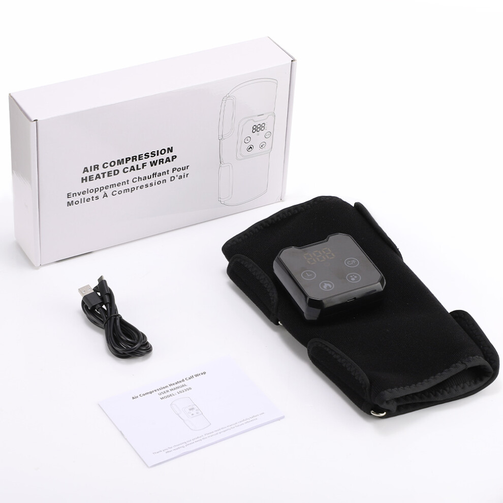 Rncyn Air Leg Massager - Air Compression - 3 Massage Modes - Built-In Heat - 4000Mah Battery