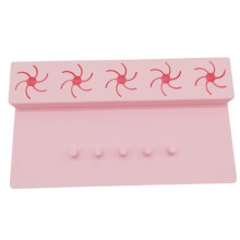 Silikonowy Uchwyt na Lakier do Paznokci i Podkładka Pod Dłonie, Separatory Palców do Pedicure i Manicure - Zestaw Akcesoriów do Manicure 2 w 1