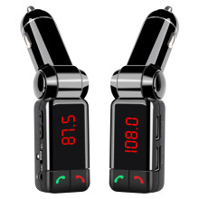 Cargador USB para coche con transmisor FM - RNCYN - Transmisor USB dual - FM - Reproductor MP3 - Modelo BC06B