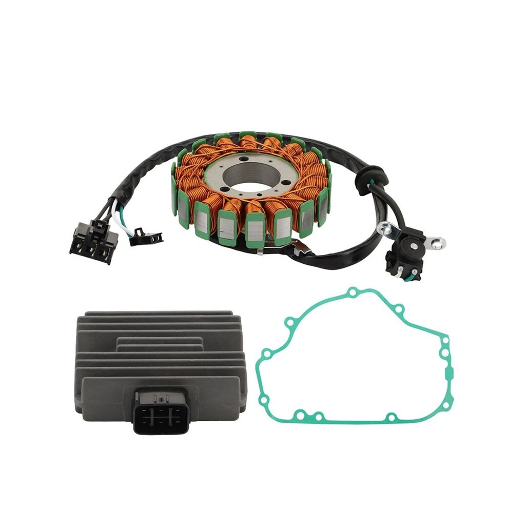 Motorcycle Stator Coil With Rectifier Gasket Kit 21003-0128 11061-0793 21066-0712 For Er250 Er300 Ex250 Ex300 6031666941370