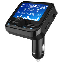 Transmisor Bluetooth FM para coche - RNCYN - Bluetooth 5.0 - Reproductor MP3 - Cargador USB QC3.0 - Kit manos libres