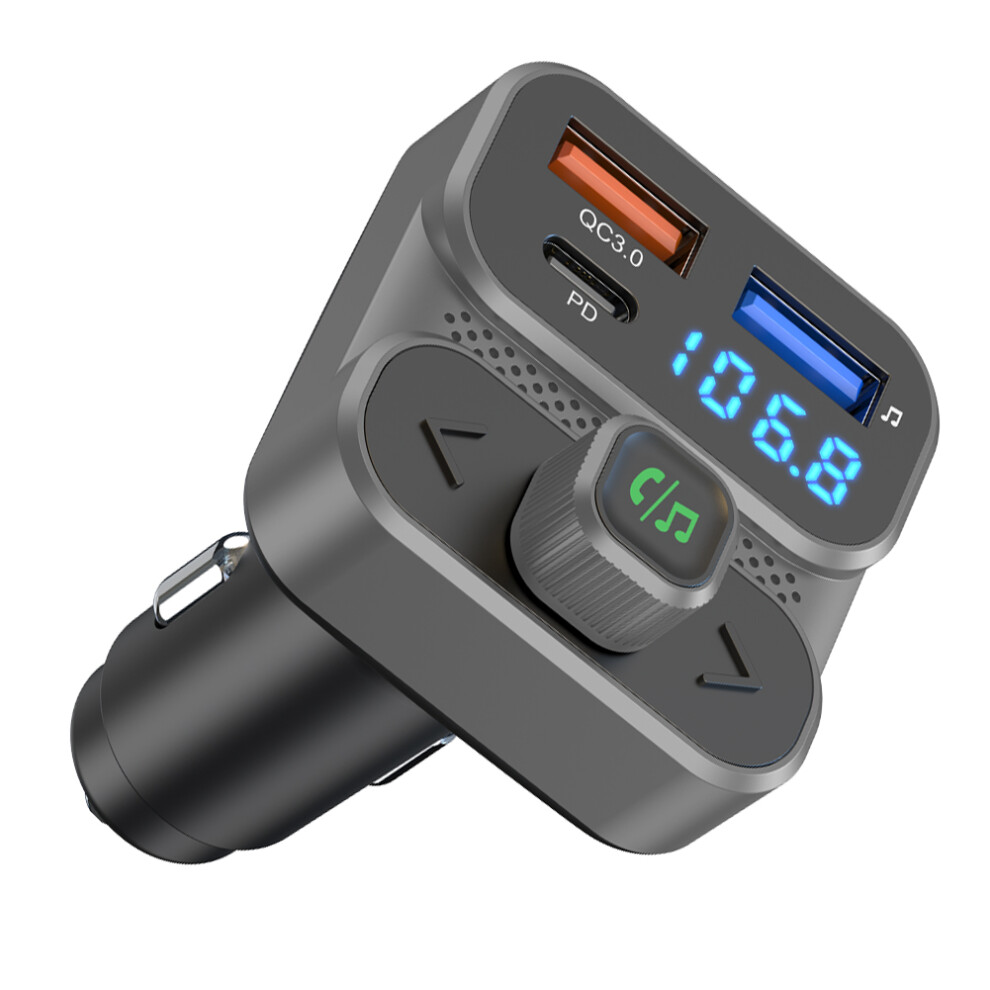 Car Bluetooth Fm Transmitter - Rncyn - 36W Fast Charging - Bluetooth 5.3 - Mp3, Wma, Wav, Flac Audio Formats 9106058694527