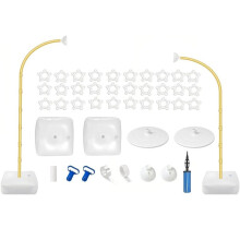 Balloon Arch Kit,Adjustable 8.2FT&6FT Half Balloon Arch Stand with Base for Birthday Wedding Baby Shower Party