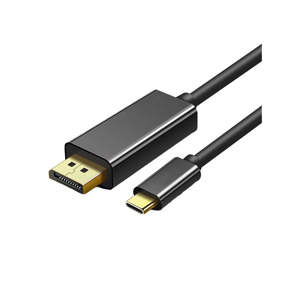 Usb-C To Displayport Cable - Rncyn - Length 1.8M - 4K 60Hz Resolution - Pure Copper Conductor - Pvc Braided Sheath 9106058710791