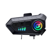 Casque de moto Bluetooth - RNCYN - Bluetooth - Réponse automatique - Assistant vocal IA - Longue veille - Modèle Y10G