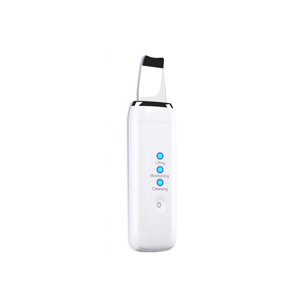 Rncyn Ultrasonic Skin Scraper - 2 Pieces - Blackhead Cleansing - Acne Treatment - White