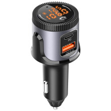 Transmisor FM Bluetooth para coche - RNCYN - Bluetooth 5.0 - Transmisor FM - Reproductor MP3 integrado