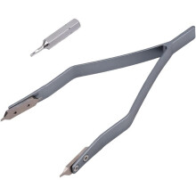 Pinça para Pinos de Mola de Relógio, Ferramenta de Reparo de Pinos de Mola em Formato de Y de Metal, Acessórios para Substituição de Pulseiras de