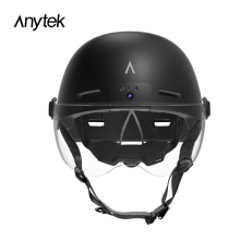 Motorhelm met camera - RNCYN - 1080P HD videocamera - RAW2 model - zwart - Smart Riding helm