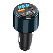 Bluetooth-Autoladegerät - RNCYN - Dual USB - FM-Sender - MP3-Player - Bluetooth - QC3.0 Schnellladen