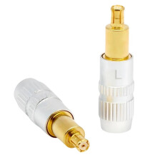 1Pair Copper A2DC Earphone Pin Plug for DIY ATH ADX5000 WP900 MSR7B 770H AP200, 4 Options A