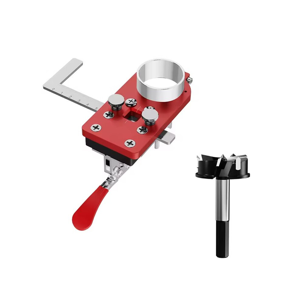 35Mm Hinge Boring Jig Hole Drilling Guide Locator For Woodworking Hole With Fixture Hole Opener Template Tools 4712178188164