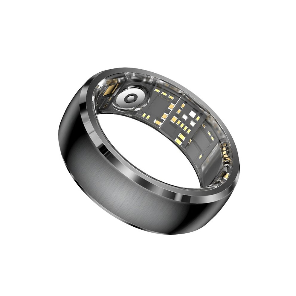 Sy15 Ring With Heart Rate,Blood Oxygen,Sleep Monitoring Waterproof For Android & Ios Size 12 Black 6033558053475