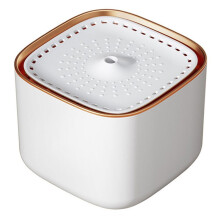 Fonte de Água Automática para Gatos de 3 Litros com Luz LED e Alimentador de Água Elétrico Silencioso USB, Branca.