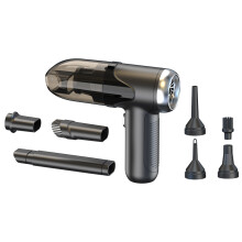 Aspirapolvere Auto Cordless - RNCYN - Portatile e Compatto - Funzione 3-in-1: Pulizia, Soffiato, Pompaggio